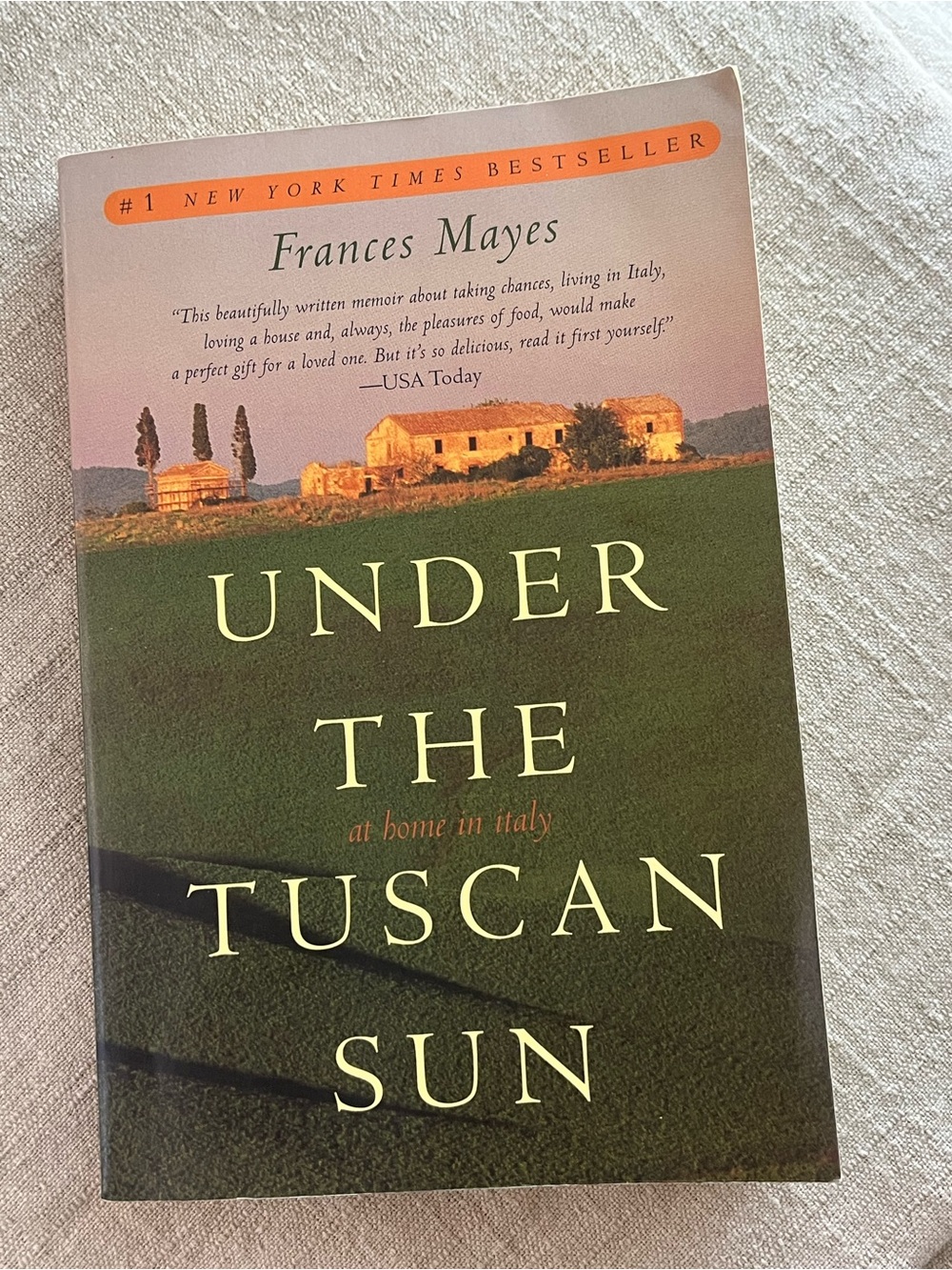 Under the Tuscan Sun Italy Travel Luxury Coffee Book by Frances Mayes
